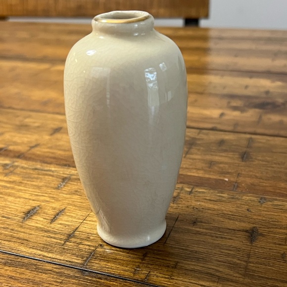 Homco Rose Porcelain Mini Vase - Picture 2 of 7